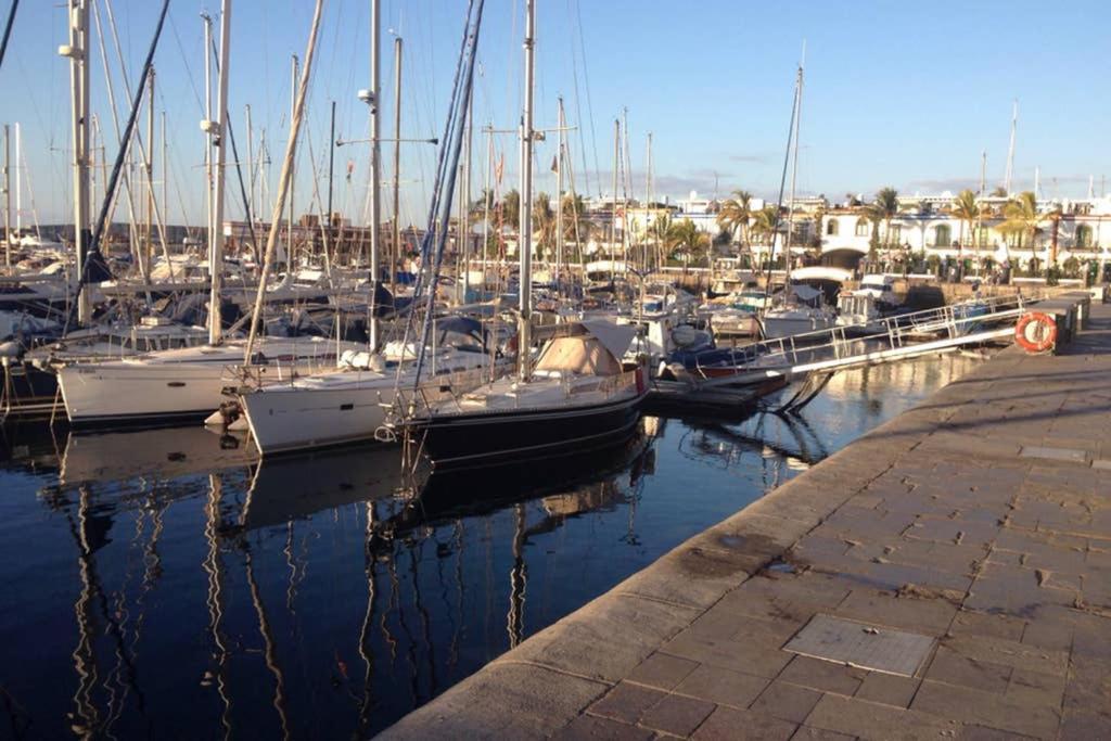 Schoene Wohnung Direkt Am Meer Mit Meerblick, Wlan Puerto De Mogan Exteriér fotografie
