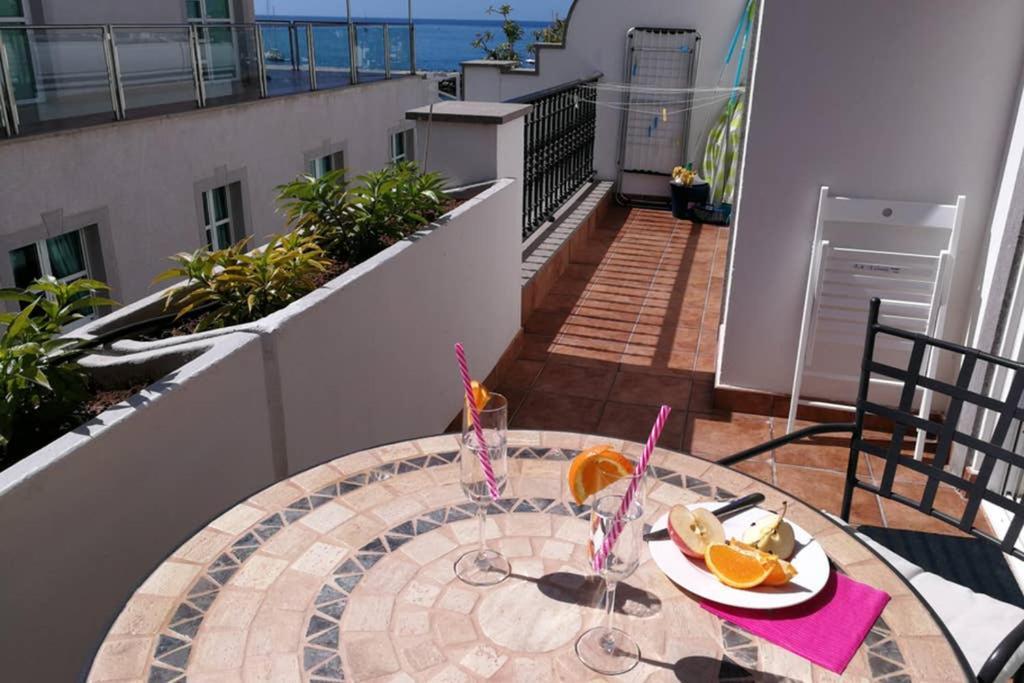 Schoene Wohnung Direkt Am Meer Mit Meerblick, Wlan Puerto De Mogan Exteriér fotografie