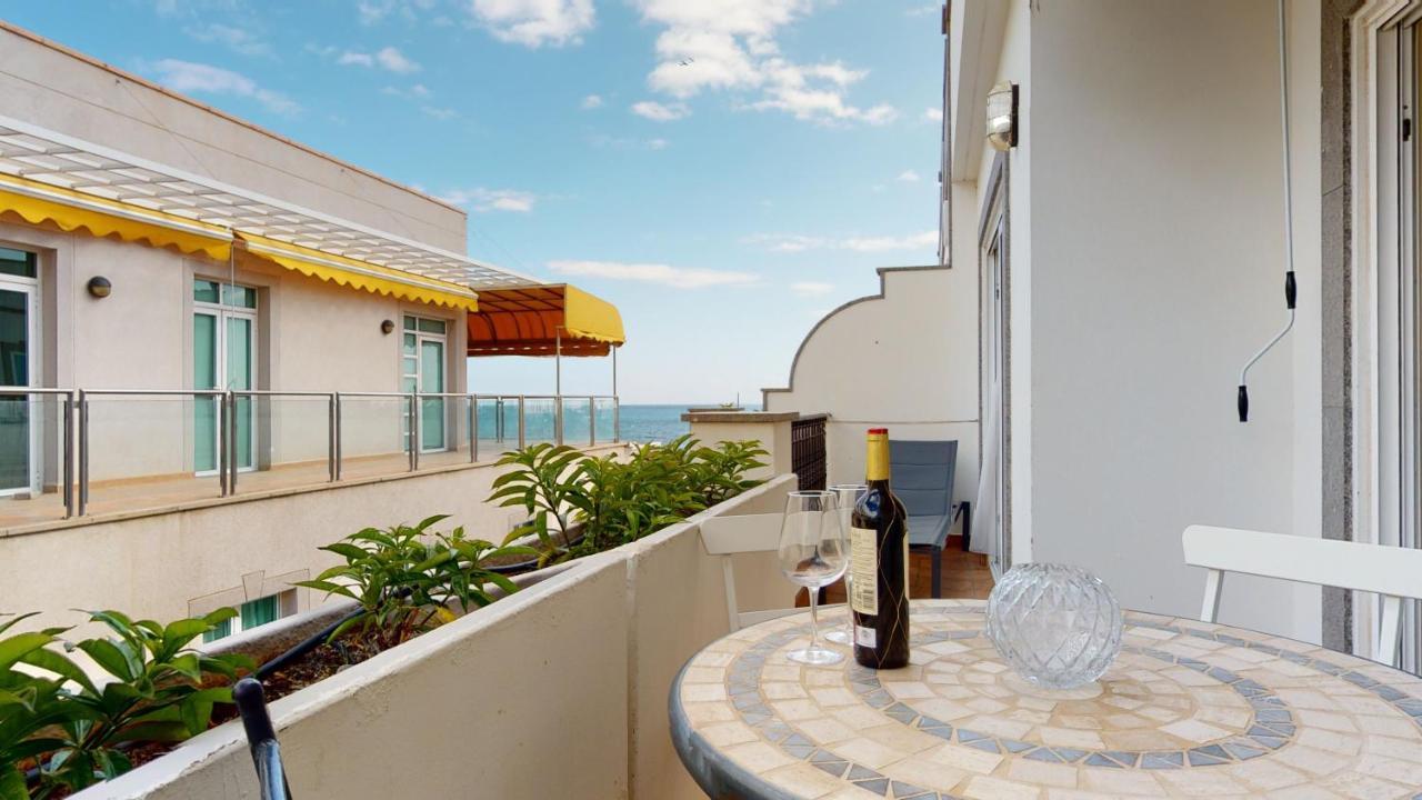 Schoene Wohnung Direkt Am Meer Mit Meerblick, Wlan Puerto De Mogan Exteriér fotografie